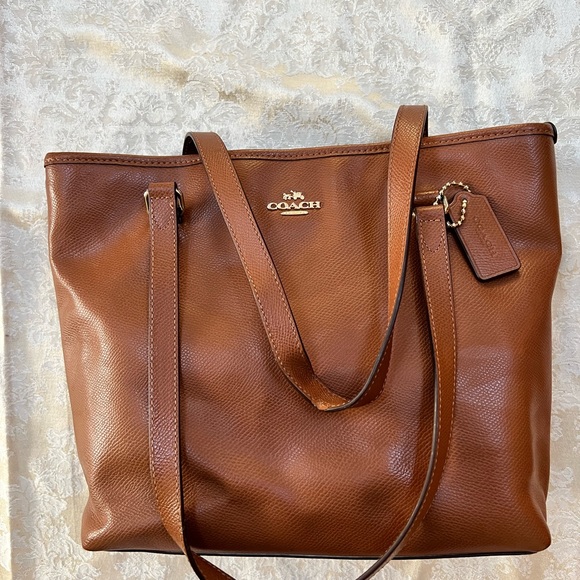 Coach Brown Tote - Picture 2 of 6